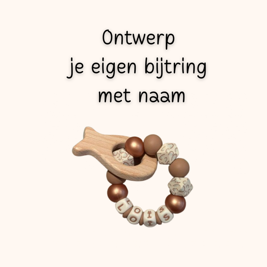 Bijtring met naam