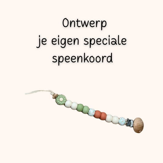 Ontwerp je eigen speciale speenkoord