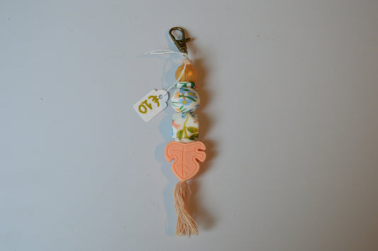 Monstera sleutelhanger