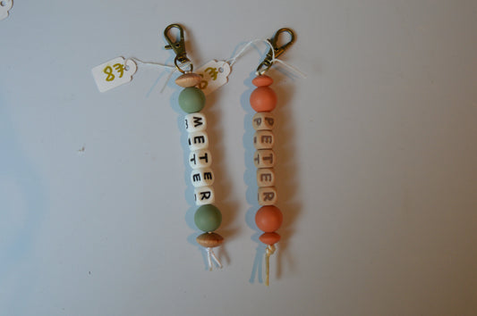 Sleutelhanger meter en peter