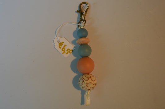 pastelregenboog sleutelhanger